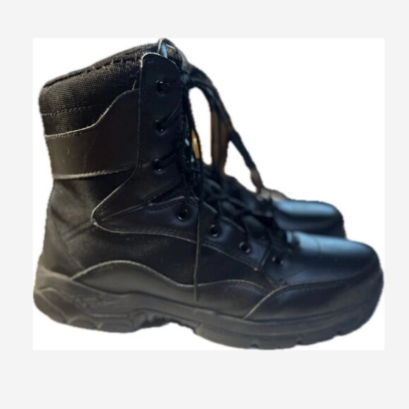 Interceptor Tactical Boots Leather Men's Size 11 Force 6" Steel Toe Lightweight - Picture 2 of 7